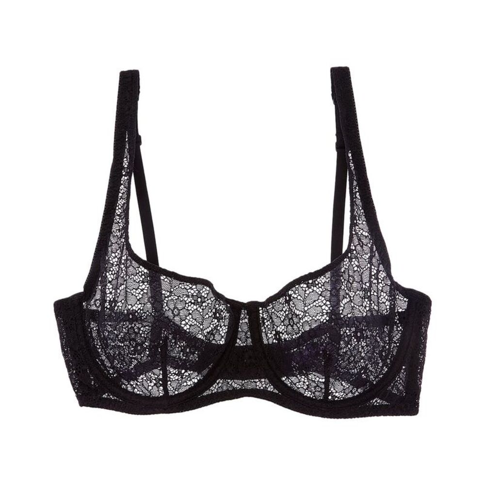 Journelle Womens  Alix Demi Scoop Bra, Black
